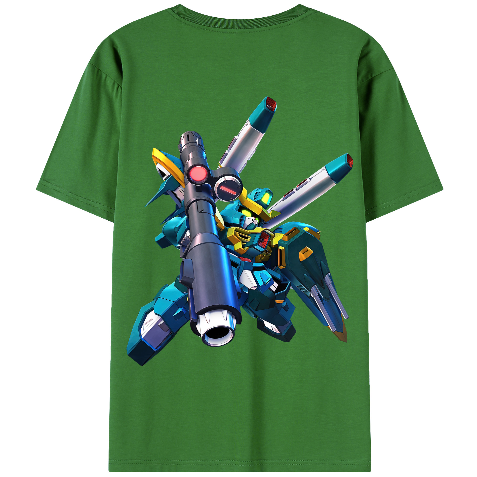 （画像用） 機動戦士ガンダム Mobile Suit Gundam レディース半袖Tシャツ(バックプリント)